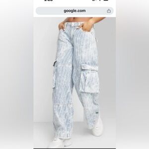 Wild Fable Light Blue Cargo Jeans